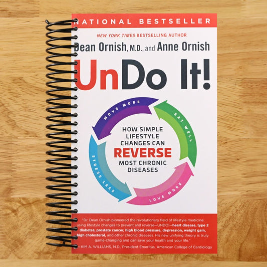 Undo It!: How Simple Lifestyle Changes Can Reverse Most Chronic Diseases (Spiral bound) Happy Coil spiral bound book