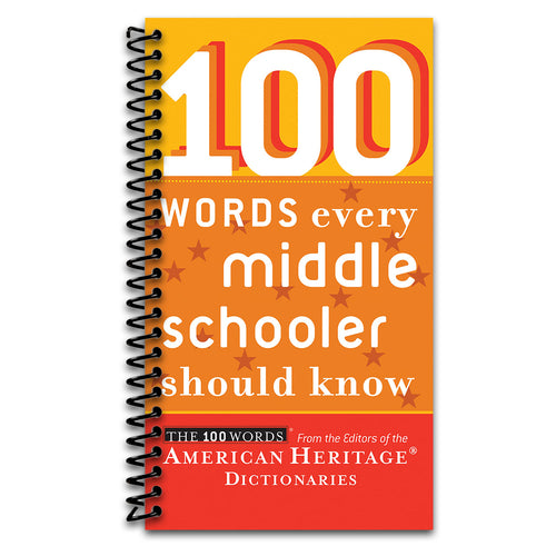 100 Words Every Middle Schooler Should Know   (Spiral bound)