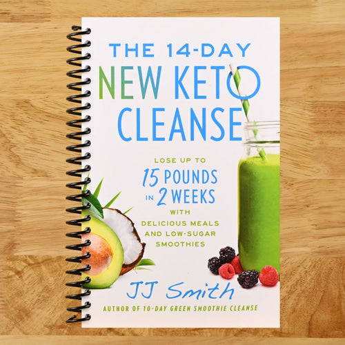 The 14-Day New Keto Cleanse: Lose Up to 15 Pounds in 2 Weeks with Delicious Meals and Low-Sugar Smoothies (Spiral bound) Happy Coil spiral bound book
