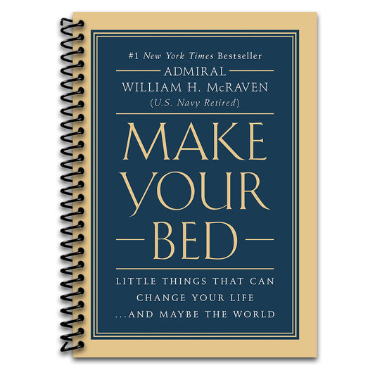 Make Your Bed: Little Things That Can Change Your Life...And Maybe the World (Spiral bound) Happy Coil spiral bound book
