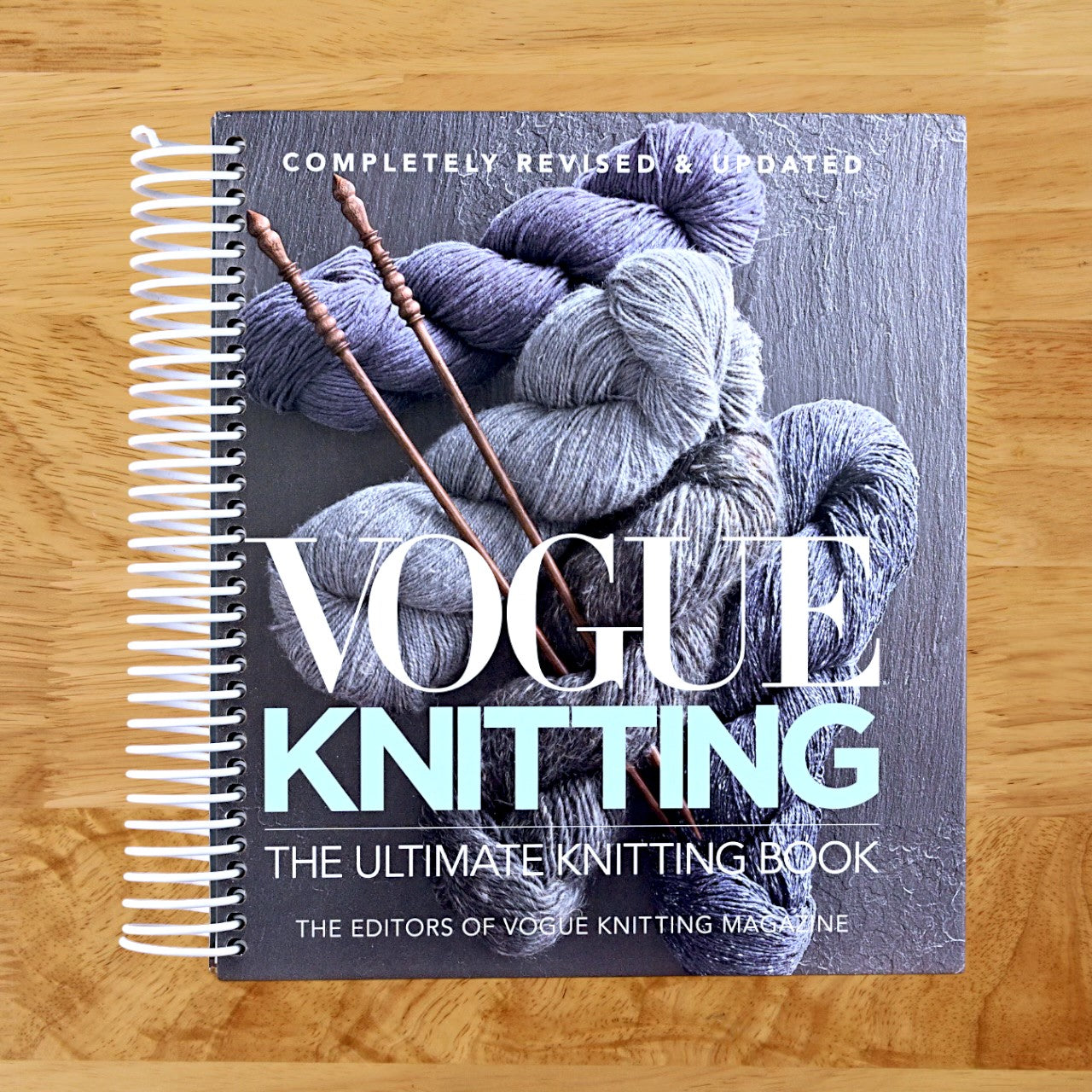 Vogue® Knitting The Ultimate Knitting Book: Completely Revised & Updated (Spiral bound) Happy Coil spiral bound book