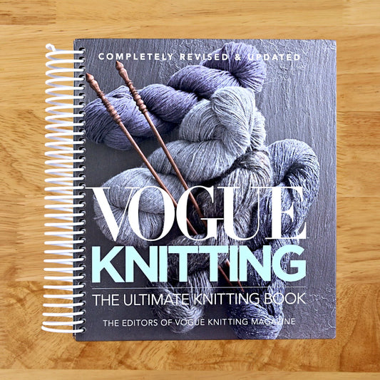 Vogue® Knitting The Ultimate Knitting Book: Completely Revised & Updated (Spiral bound) Happy Coil spiral bound book