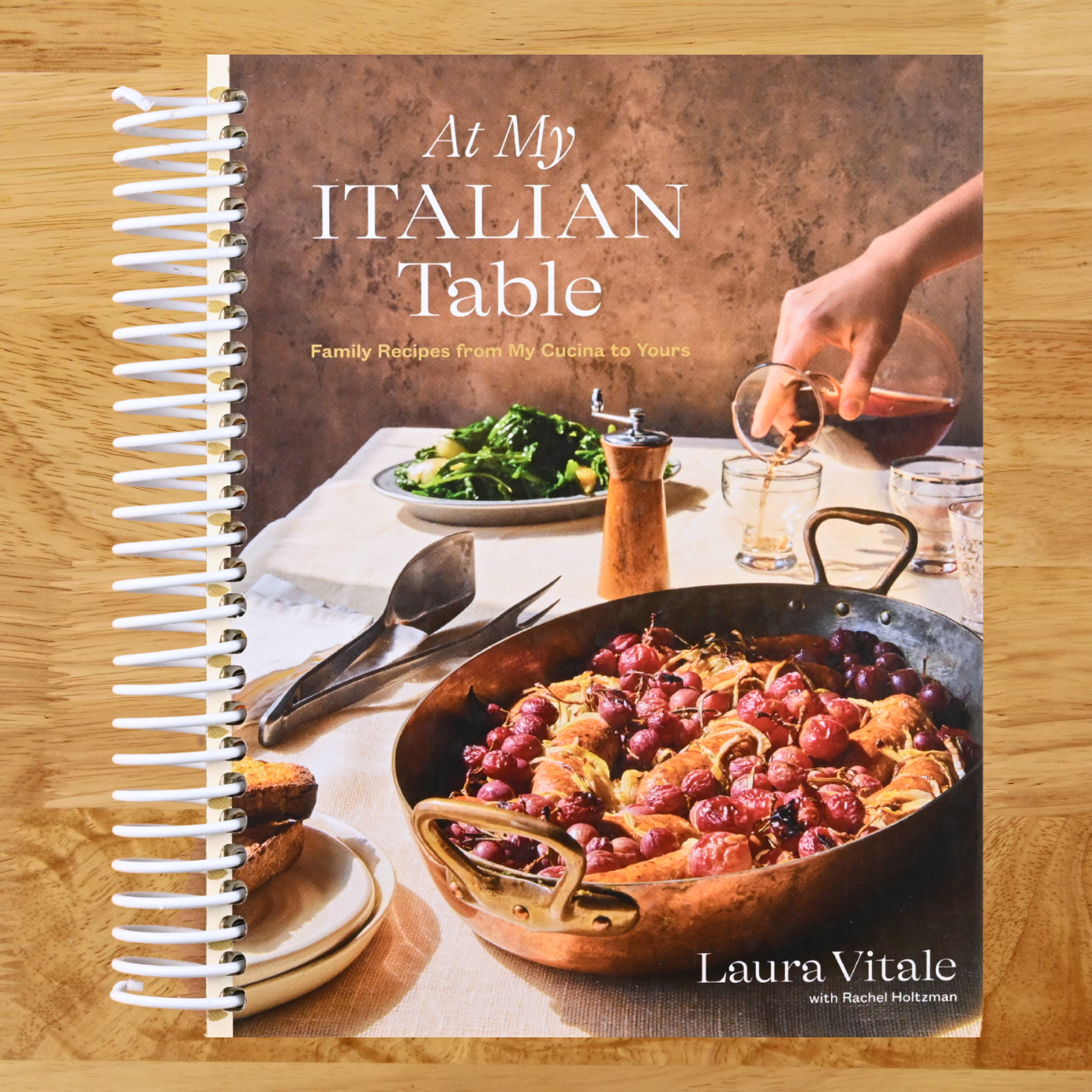 At My Italian Table: Family Recipes from My Cucina to Yours: A Cookbook   (Spiral bound)