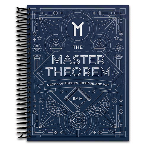 The Master Theorem - A Book of Puzzles, Intrigue and Wit (Spiral bound) Happy Coil spiral bound book