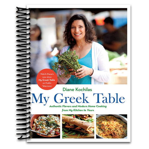 My Greek Table: Authentic Flavors and Modern Home Cooking from My Kitchen to Yours, English (Spiral bound) Happy Coil spiral bound book