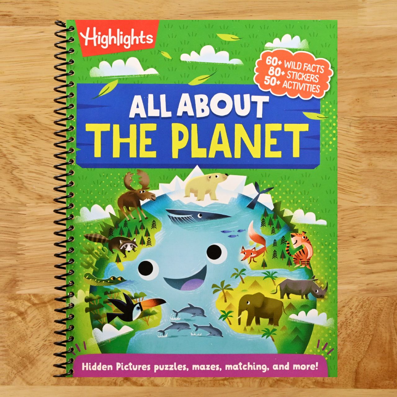 All About the Planet (Highlights All About Activity Books) (Spiral bound) Happy Coil spiral bound book