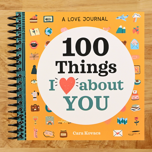 A Love Journal: 100 Things I Love about You (100 Things I Love About You Journal)  (Spiral bound)
