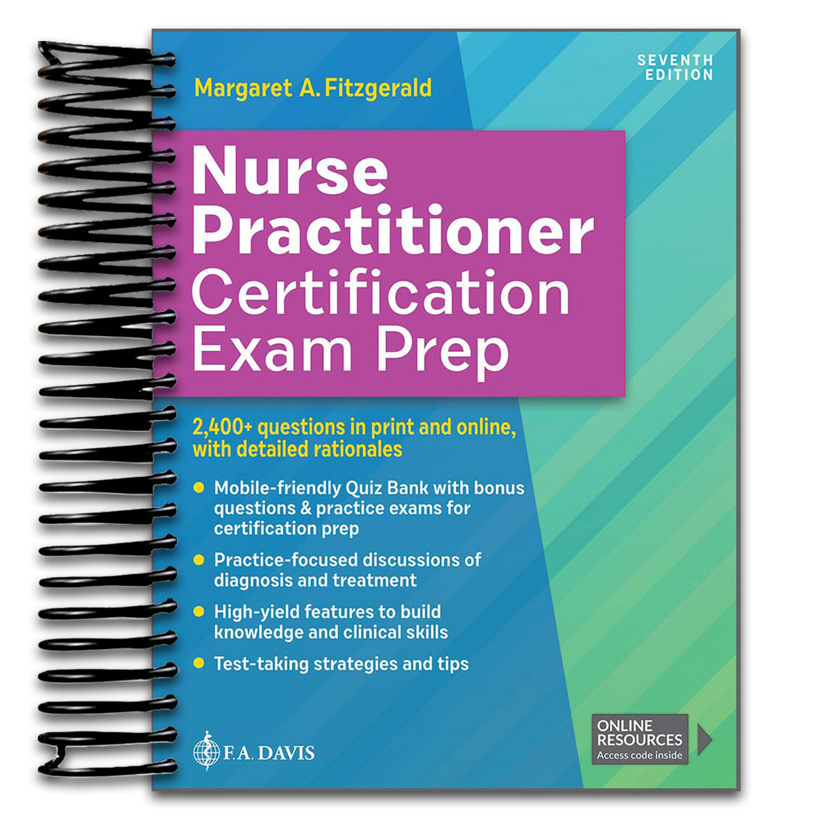 Nurse Practitioner Certification Exam Prep (Spiral bound) Happy Coil spiral bound book