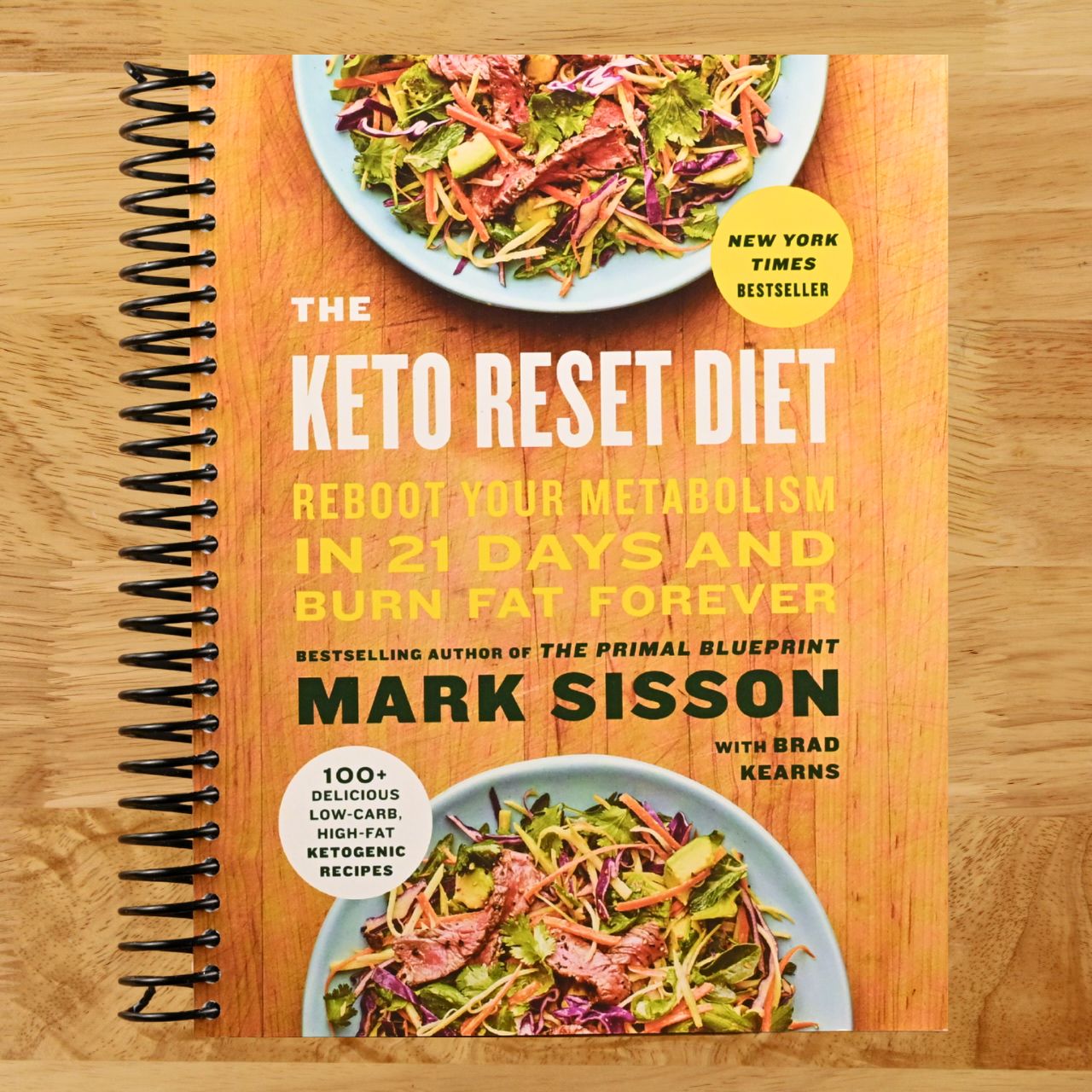 The Keto Reset Diet: Reboot Your Metabolism in 21 Days and Burn Fat Forever (Spiral bound) Happy Coil spiral bound book