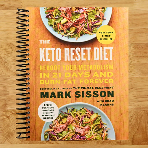 The Keto Reset Diet: Reboot Your Metabolism in 21 Days and Burn Fat Forever (Spiral bound) Happy Coil spiral bound book