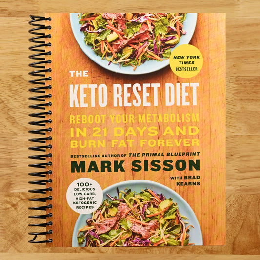 The Keto Reset Diet: Reboot Your Metabolism in 21 Days and Burn Fat Forever (Spiral bound) Happy Coil spiral bound book