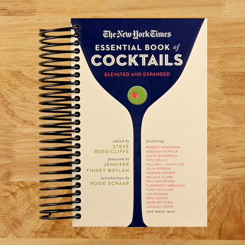 The New York Times Essential Book of Cocktails (Second Edition): Over 400 Classic Drink Recipes With Great Writing from The New York Times (Spiral bound) Happy Coil spiral bound book