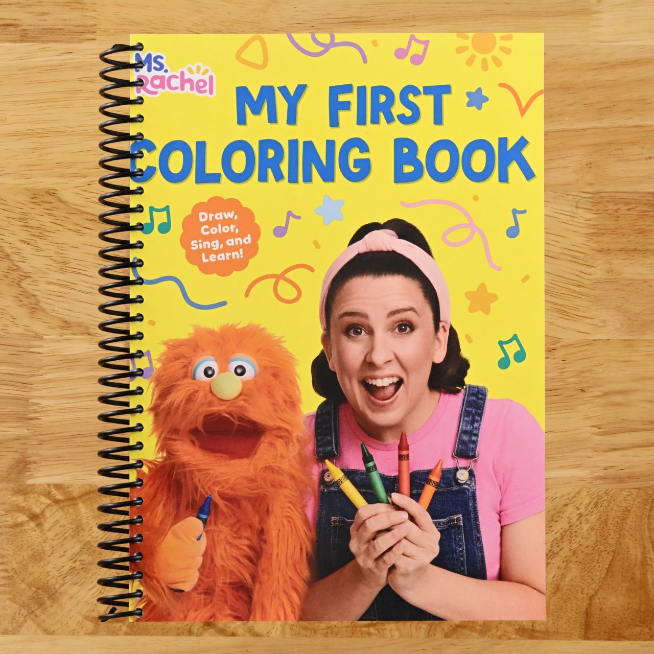 My First Coloring Book (Ms. Rachel) (Spiral bound) Happy Coil spiral bound book
