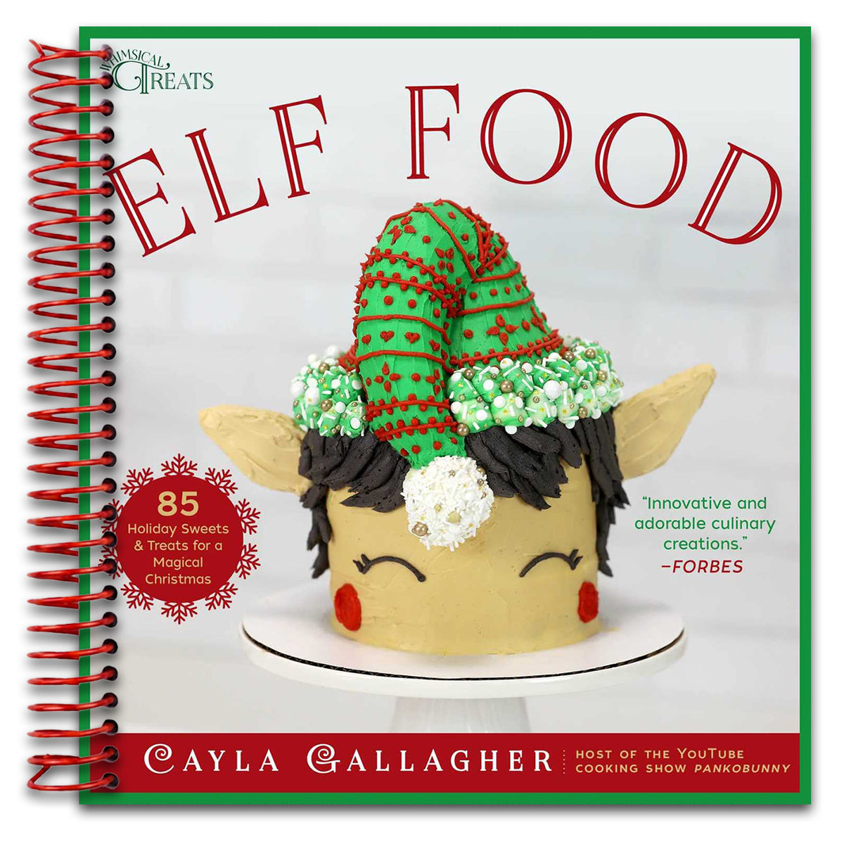 Elf Food: 85 Holiday Sweets & Treats for a Magical Christmas (Whimsical Treats) (Spiral bound) Happy Coil spiral bound book