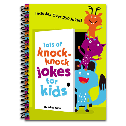Lots of Knock-Knock Jokes for Kids: A Funny, Laugh Out Loud Busy Book for Children with Over 250 Jokes, Riddles, Tongue Twisters, and Puns   (Spiral bound)