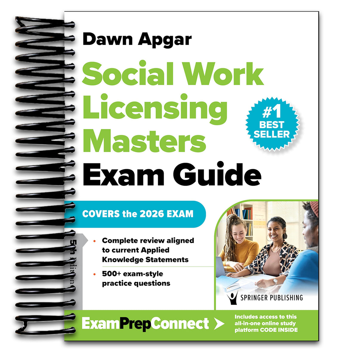 Social Work Licensing Masters Exam Guide: Covers the 2026 Exam (Spiral bound) Happy Coil spiral bound book