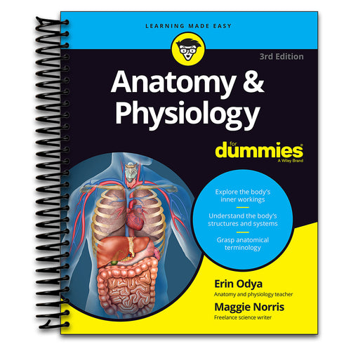 Anatomy & Physiology For Dummies (For Dummies (Math & Science)) (For Dummies (Lifestyle))   (Spiral bound)