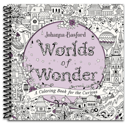 Worlds of Wonder: A Coloring Book for the Curious   (Spiral bound)