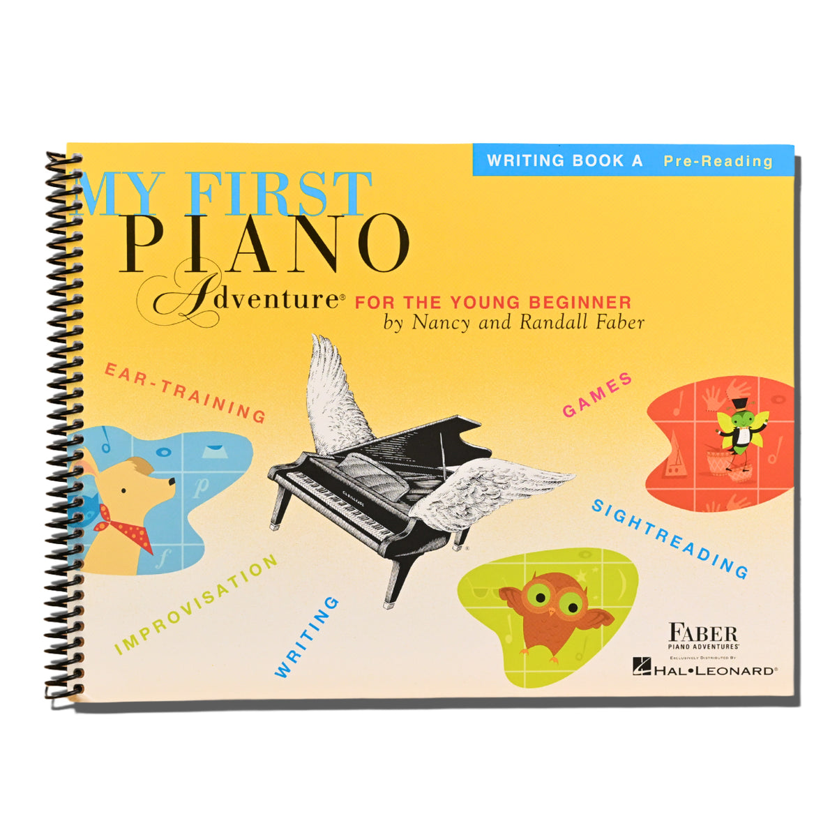 My First Piano Adventure: Writing Book A | Piano Theory Book with Rhythm and Note Reading for Young Beginners | Early Ear Training and Composition | Faber Piano Method Book for Kids   (Spiral bound)
