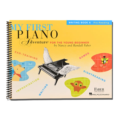 My First Piano Adventure: Writing Book A | Piano Theory Book with Rhythm and Note Reading for Young Beginners | Early Ear Training and Composition | Faber Piano Method Book for Kids   (Spiral bound)