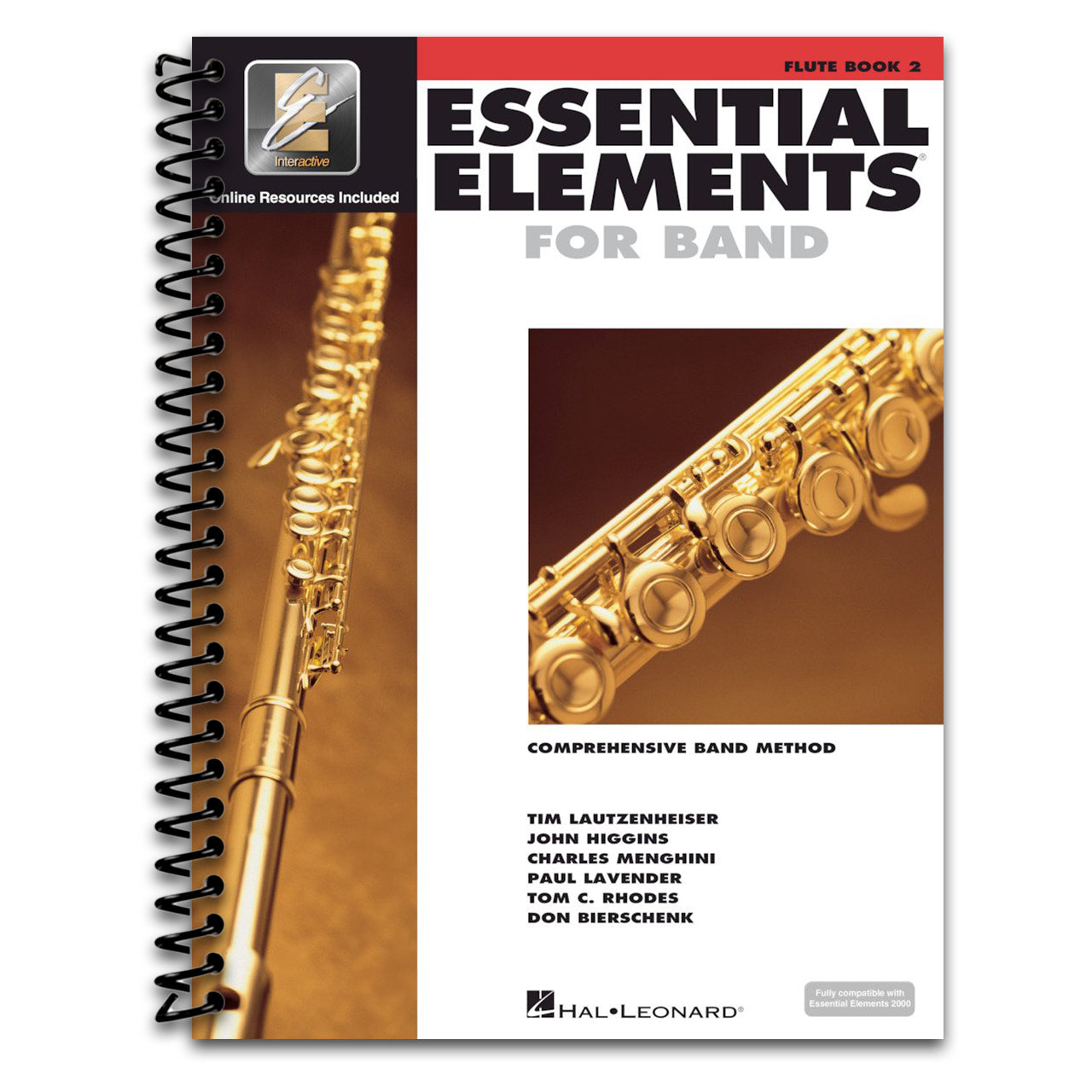 Essential Elements for Band - Flute Book 2 with EEi Online Access | Intermediate Flute Method and Sheet Music for Students and Teachers | Step-by-Step ... Elements 2000 Comprehensive Band Method)   (Spiral bound)