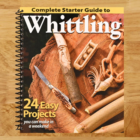 Complete Starter Guide to Whittling: 24 Easy Projects You Can Make in a Weekend (Fox Chapel Publishing) Whittling for Beginners with Woodcarving Patterns, Step-by-Step Projects, and Easy Carving Tips (Spiral bound) Happy Coil spiral bound book
