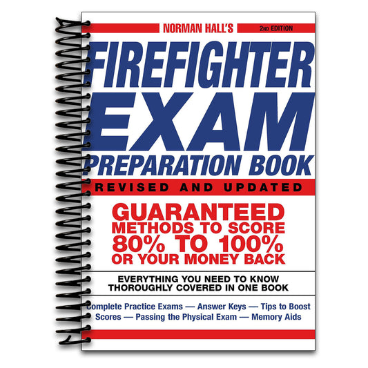 Norman Hall's Firefighter Exam Preparation Book   (Spiral bound)