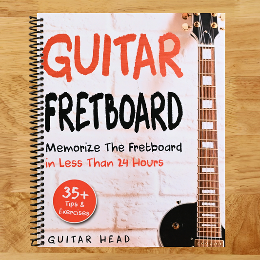 Guitar Fretboard: Memorize The Fretboard In Less Than 24 Hours: 35+ Tips And Exercises Included (Spiral bound) Happy Coil spiral bound book