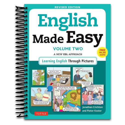 English Made Easy Volume Two: A New ESL Approach: Learning English Through Pictures   (Spiral bound)