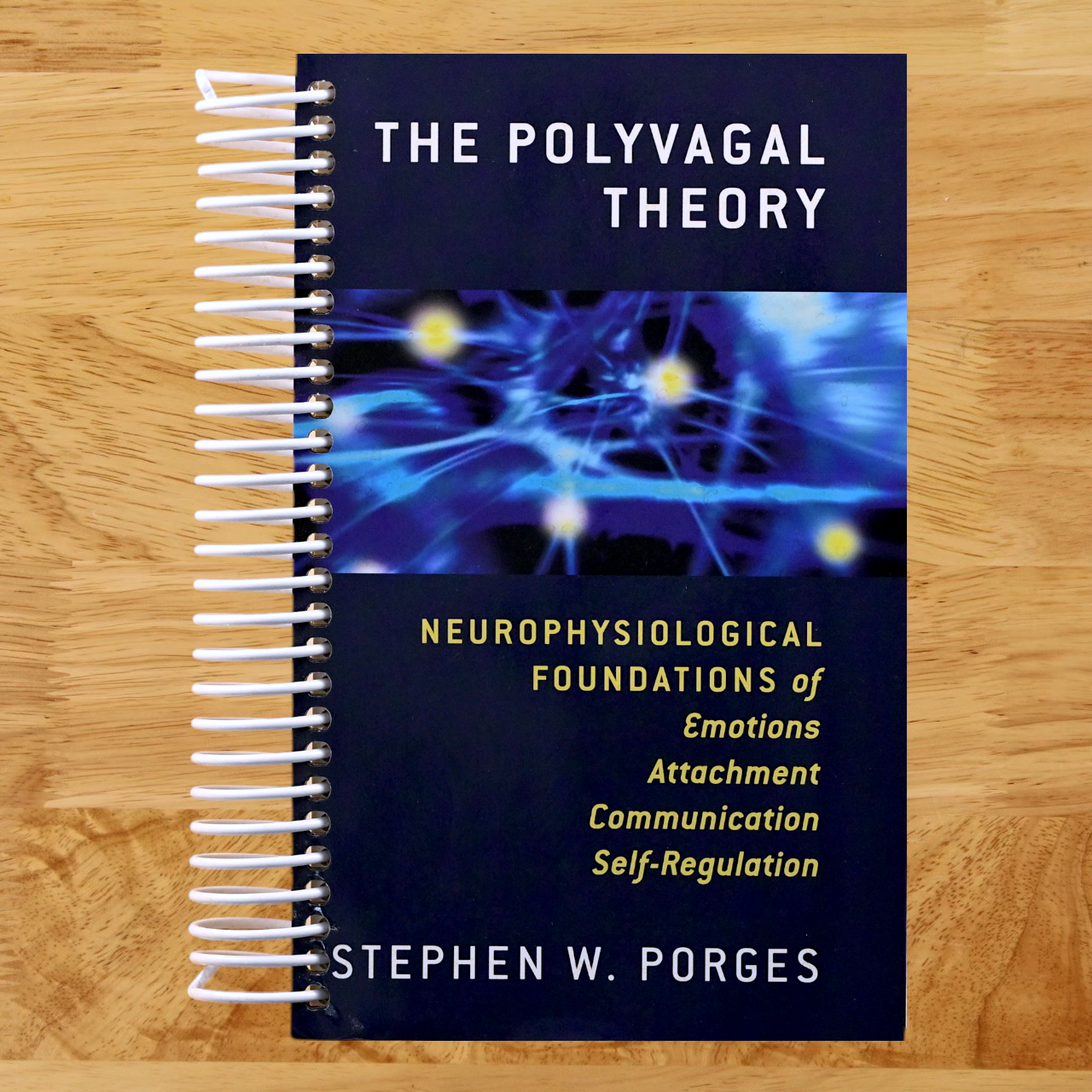 The Polyvagal Theory: Neurophysiological Foundations of Emotions, Attachment, Communication, and Self-regulation (Norton Series on Interpersonal Neurobiology) (Spiral bound) Happy Coil spiral bound book