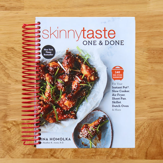 Skinnytaste One and Done: 140 No-Fuss Dinners for Your Instant Pot®, Slow Cooker, Air Fryer, Sheet Pan, Skillet, Dutch Oven, and More: A Cookbook