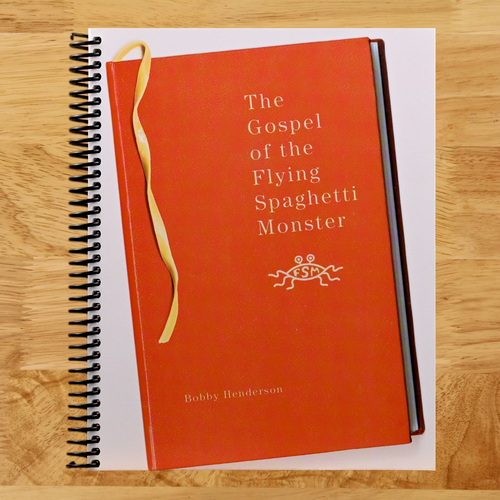 The Gospel of the Flying Spaghetti Monster (Spiral bound) Happy Coil spiral bound book