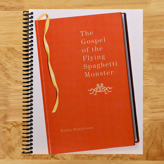 The Gospel of the Flying Spaghetti Monster (Spiral bound) Happy Coil spiral bound book