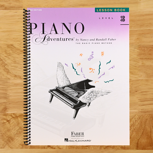 Piano Adventures: Lesson Book - Level 3B, 2nd Edition | Early Intermediate Piano Method Book for Kids and Adults | Piano Sheet Music to Learn Triads Scales Chords and Rhythm | Faber Piano Book   (Spiral bound)
