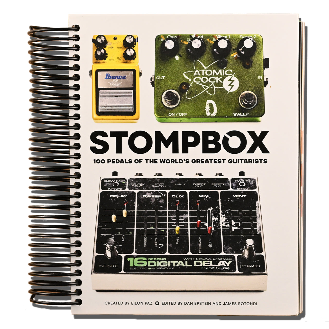 Stompbox: 100 Pedals of the World's Greatest Guitarists   (Spiral bound)