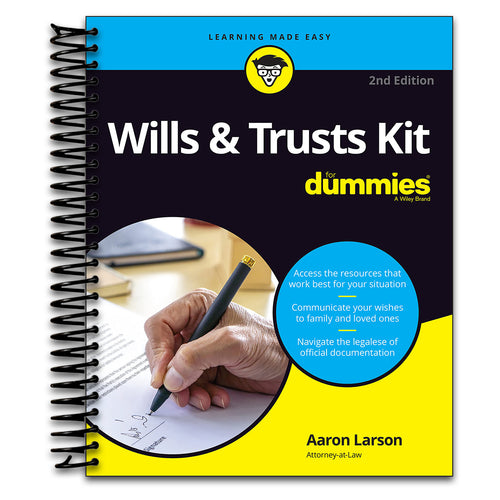 Wills & Trusts Kit For Dummies (For Dummies (Business & Personal Finance))   (Spiral bound)