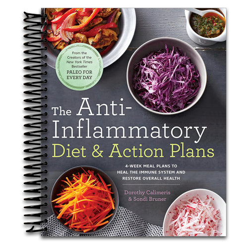 The Anti-Inflammatory Diet & Action Plans: 4-Week Meal Plans to Heal the Immune System and Restore Overall Health   (Spiral bound)
