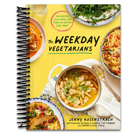 The Weekday Vegetarians: 100 Recipes and a Real-Life Plan for Eating Less Meat: A Cookbook   (Spiral bound)