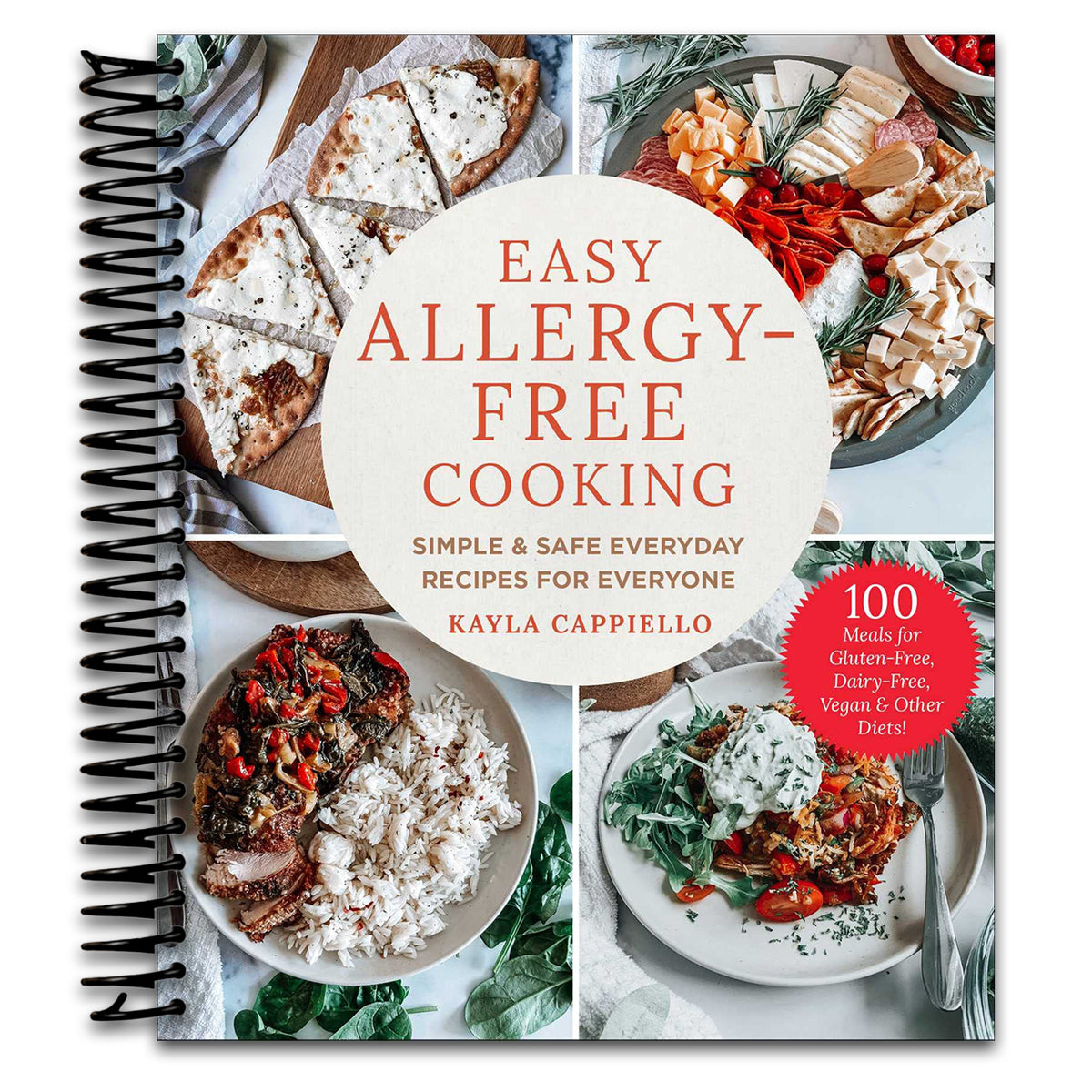 Easy Allergy-Free Cooking: Simple & Safe Everyday Recipes for Everyone (Spiral bound) Happy Coil spiral bound book