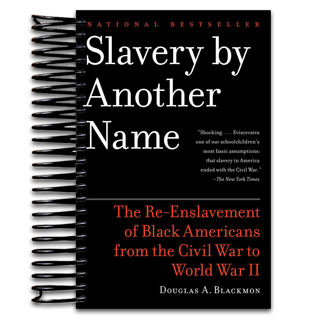 Slavery by Another Name: The Re-Enslavement of Black Americans from the Civil War to World War II (Spiral bound) Happy Coil spiral bound book