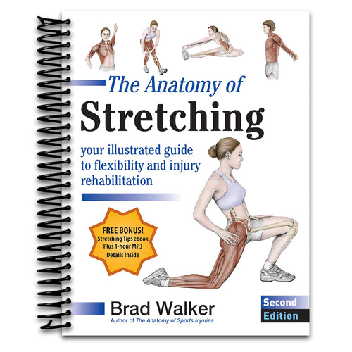The Anatomy of Stretching, Second Edition: Your Illustrated Guide to Flexibility and Injury Rehabilitation (Spiral bound) Happy Coil spiral bound book