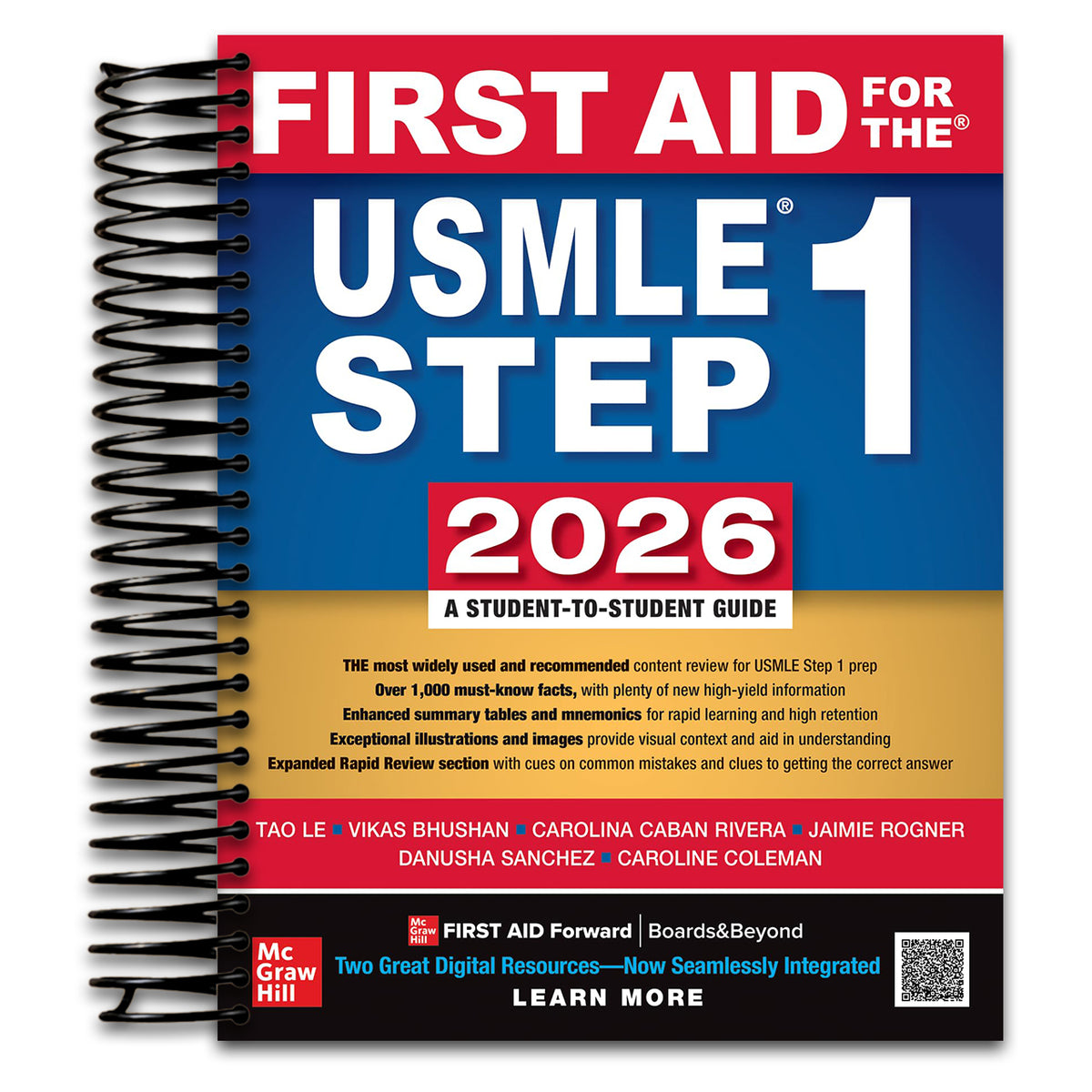 First Aid for the USMLE Step 1 2026   (Spiral bound)
