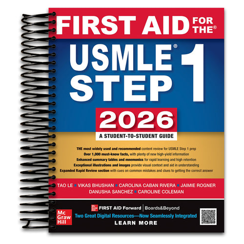First Aid for the USMLE Step 1 2026   (Spiral bound)