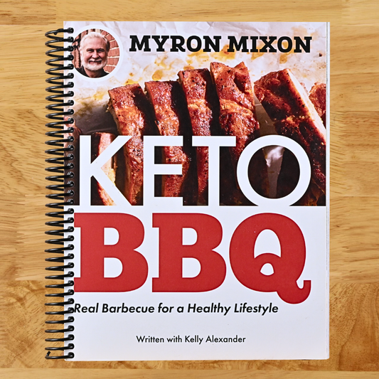 Myron Mixon: Keto BBQ: Real Barbecue for a Healthy Lifestyle (Spiral bound) Happy Coil spiral bound book