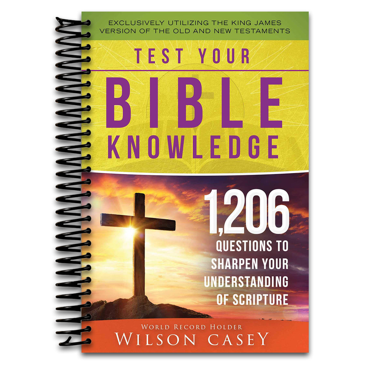 Test Your Bible Knowledge: 1,206 Questions to Sharpen Your Understanding of Scripture (Spiral bound) Happy Coil spiral bound book