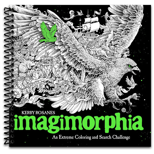 Imagimorphia: An Extreme Coloring and Search Challenge   (Spiral bound)