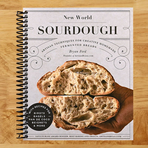 New World Sourdough: Artisan Techniques for Creative Homemade Fermented Breads; With Recipes for Birote, Bagels, Pan de Coco, Beignets, and More (Spiral bound) Happy Coil spiral bound book