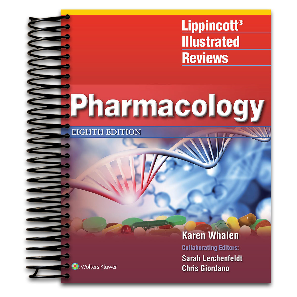 Lippincott Illustrated Reviews: Pharmacology (Spiral bound) Happy Coil spiral bound book