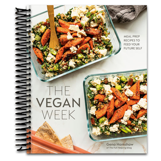 The Vegan Week: Meal Prep Recipes to Feed Your Future Self [A Cookbook]   (Spiral bound)