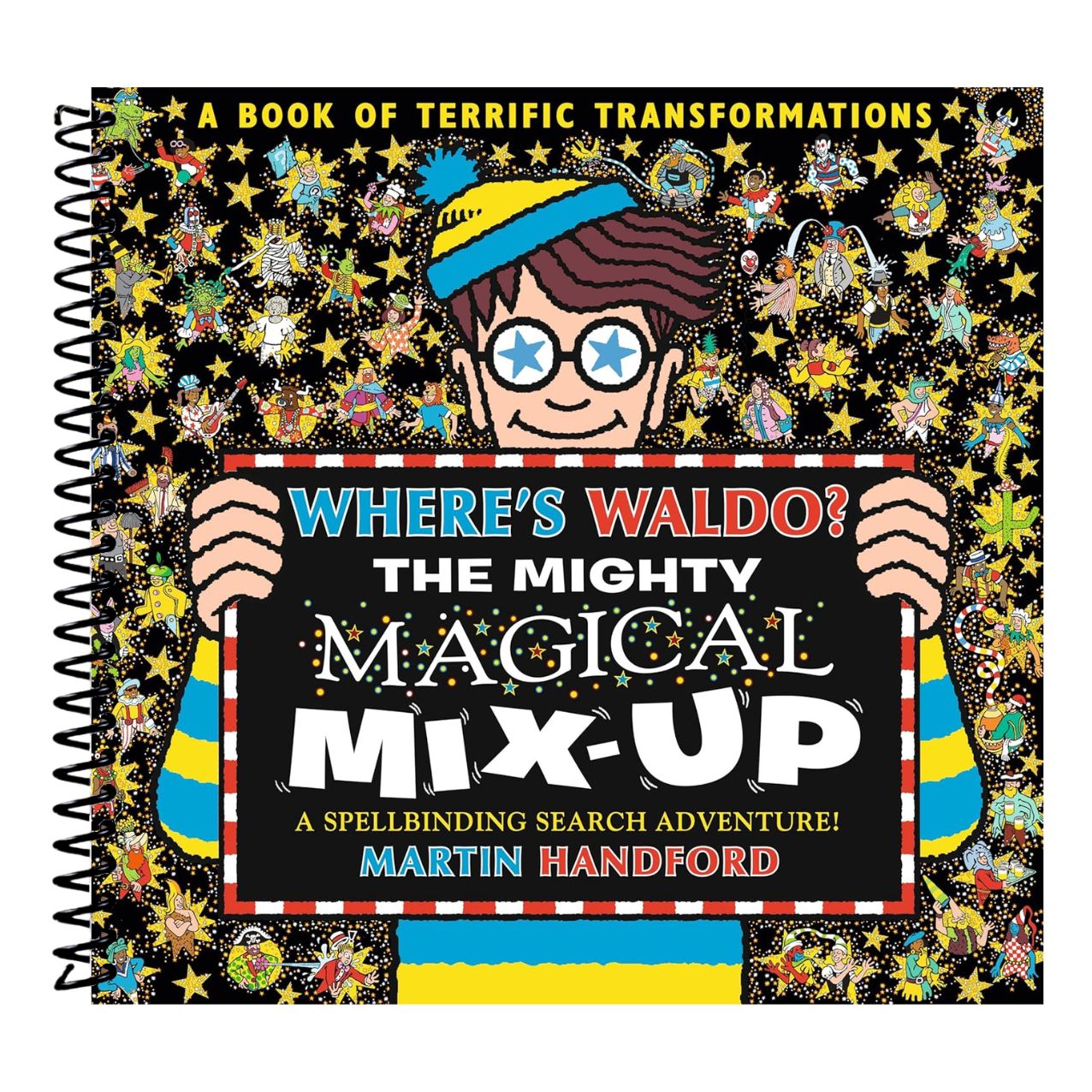 Where's Waldo? The Mighty Magical Mix-Up (Spiral bound) Happy Coil spiral bound book